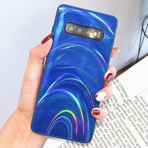 3D Rainbow Glitter Case for Samsung A72 A52 A32 4G A41 A31 A21 A20S A10S A02 A01 Cases Holographic Prism Laser Cover