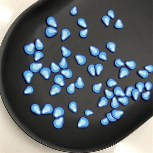 50g Water-Drop Polymer Clay Slices Sprinkles for Kids Diy,Craft/Nail Art/Scrapbook Decoration,Filler Polymer Clay Embellishments