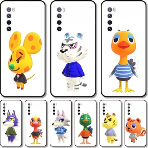 Lovely animals Phone Case For Huawei Nova 2 3 4 5 6 7 8 SE i E Pro Lite black cell shell