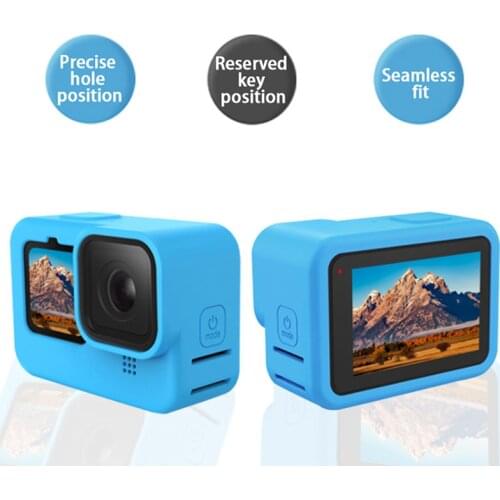 For Gopro Hero 9 Black Accessories Case Protective Soft Standard Housing Rubber Silicone Shell Protector For Go Pro Hero9 New