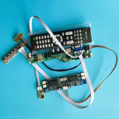 For HSD190ME13-A02 New LCD HDMI kit Module VGA AV Controller Driver Board 1280X1024 19" 4 lamps Digital Signal 30pin TV USB