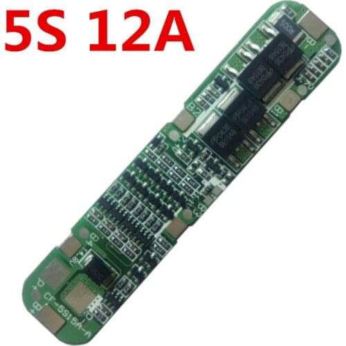5S 12A 21V Lithium Battery Protection Board Overcharge /over the flow of protection