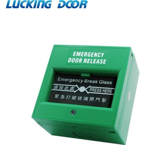 Glass Break Alarm Button Emergency Door Release Switches Fire Alarm swtich Break Glass Exit Release Switch