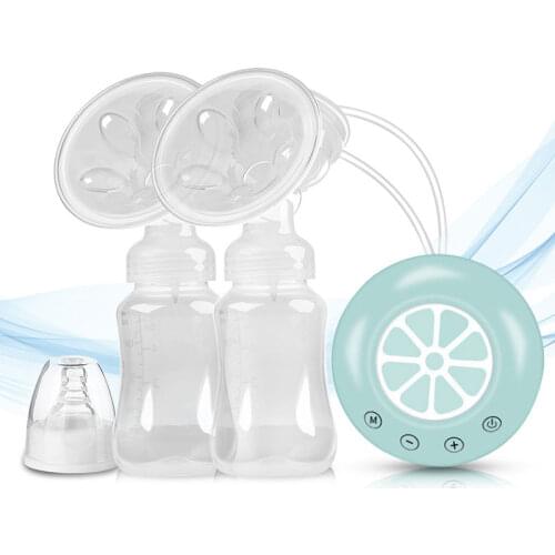 2021 Electric Double Breast Pumps milker BPA free multi-stage adjustment massage USB postpartum Milk Maker breast pump gift
