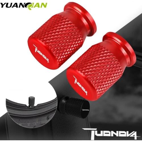 Motorcycle Accessories For Aprilia Tuono V4 R V4R TUONOV4 FACTORY Aluminum Vehicle Wheel Tire Valve Stem Caps Covers With Logo
