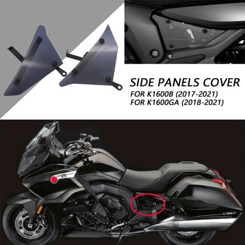 NEW Motorcycle Left&Right Side Panels Cover Fairing Cowl Plastic Plates Tank Trim For BMW K1600B 2017-2021 K1600GA 2018-2021
