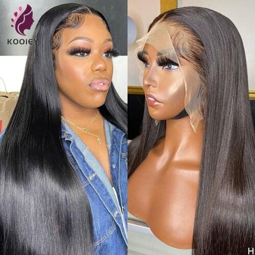 Lace Front Human Hair Wigs Straight Pre Plucked Malaysian Remy Hair Wig 4x4 5x5 Lace Closure Wig 13x4 Frontal Wigs For Women
