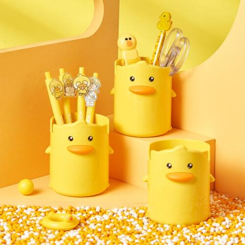 Metal Pen Holder Office School Storage Organizer Cosmetic Square Pencil Pen Stand Stationery Container Office School Supplies