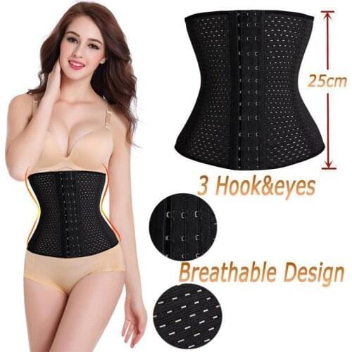 Waist Trainer Belt Corsets Slimming Belt Steel Boned Body Shaper Women Postpartum Band cinta modeladora Fitness Shapewear Sheath