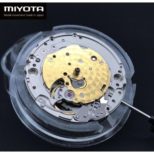 Luxury Automatic Mechanical Movment Japan Miyota 90S5 Ultra-thin Self-winding Wristwatches Replace Movement 24 Jewels Branded