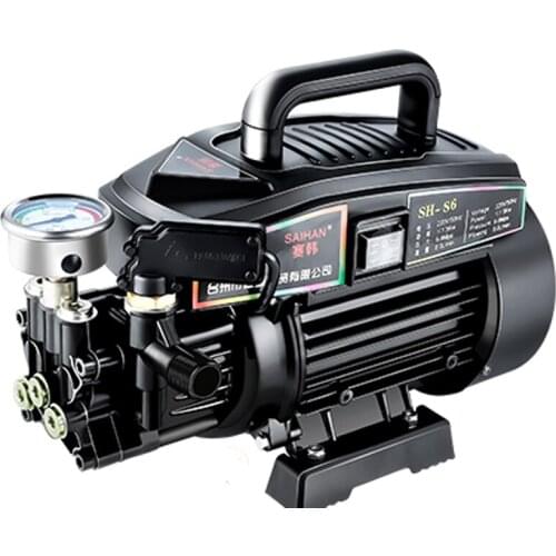 SH-S6 Portable Ultra High Pressure Car Washer Machine 220V High Power Washer Machine With Brush Water Gun Water Pump Clean Tools
