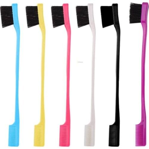 3pcs Double Sided Control Hair Brush Edge Comb Smooth Grooming Styling Dye Hair tools