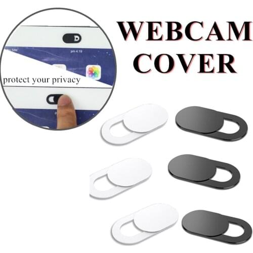 WebCam Cover Shutter Magnet Slider Plastic For iPhone Web Laptop PC For iPad Tablet Camera Mobile Phone Privacy Sticker