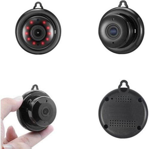 1pcs Mini Wifi IP Camera HD 1080P Wireless Indoor Camera Nightvision Audio Motion Detection Baby Monitor V380 Wireless Camera