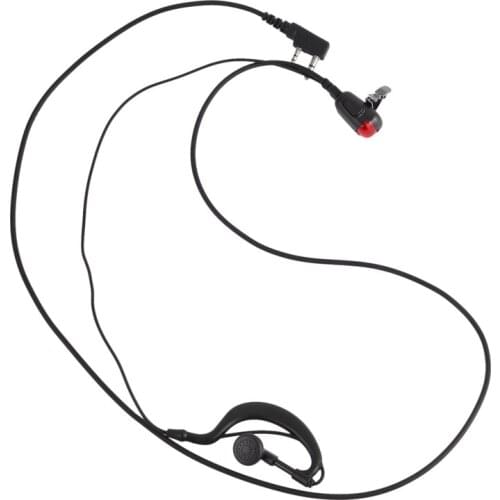 2 Pin G Shape Headset Earpiece Mic For Two Way Radio Security Walkie Talkie Radio For Kenwood BAOFENG