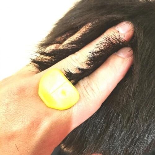 50% Hot Sale 4Pcs Haircutting Template Ruler Easy to Operate Ergonomics Handle ABS Household Reusable Haircut Styling Ruler for