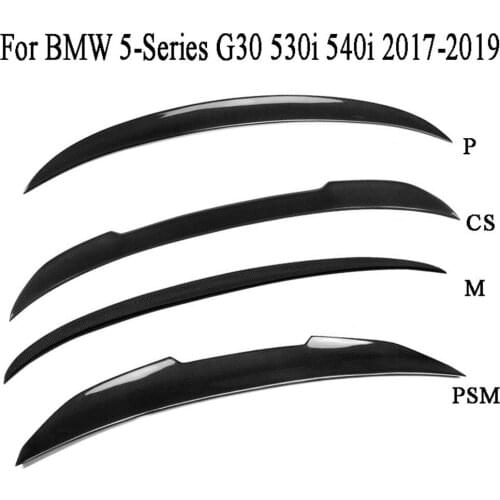 Car Carbon Fiber Rear Wing Trunk Lid Spoiler Wing For BMW 5 Series G30 G38 2017-2018