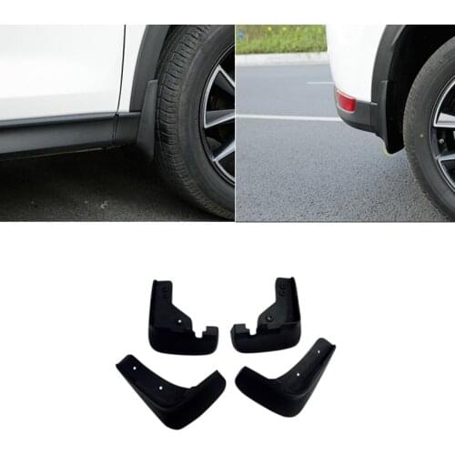 Car Accessories for Mazda CX-5 CX5 KF 2017 2018 2019 2020 Plastic Front & Rear Mudflaps Splash Guards Mud Flaps 4pcs