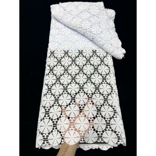White african lace fabric 2021 cord lace for african party tissu dentelle french lace wedding fabric high quality 5yard