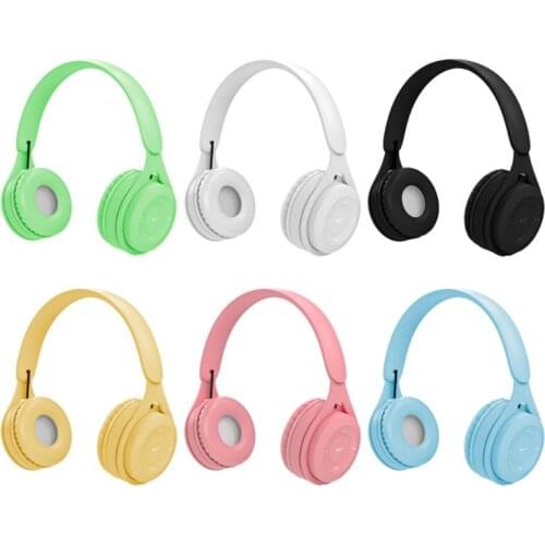 Wireless Bluetooth 5.0 Headset Head-mounted HiFi Stereo Sound Headphone Earphone