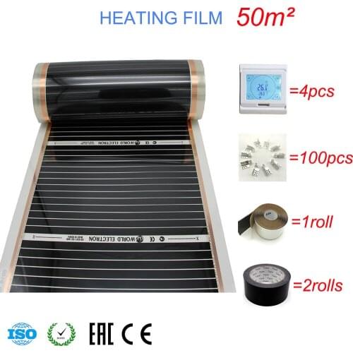 CE EAC Certificated Korea Carbon Film for House Warming Winter Underfloor Comfortable 50m2/lot