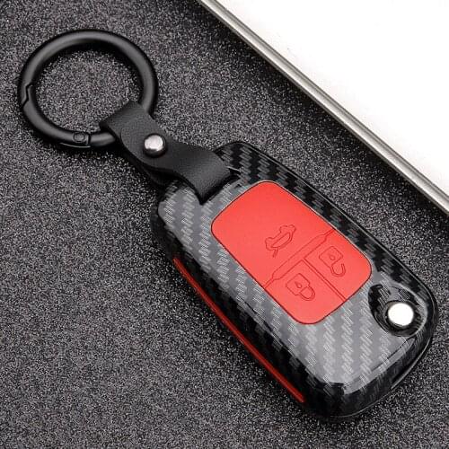 2020 ABS Carbon Fiber Silica Gel car key case for Buick New ExcelleGT GL8 Chevrolet Malibu interior accessories key case for car
