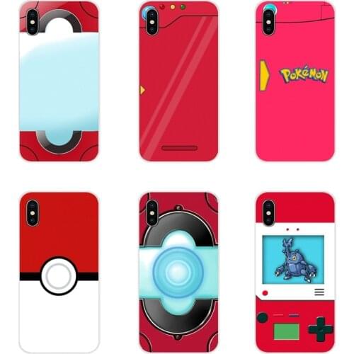 Pour Red Pokedex Alt Art Poster For Xiaomi Redmi 4A S2 Note 3 3S 4 4X 5 Plus 6 7 6A Pro Pocophone F1 Transparent TPU Shell Cover