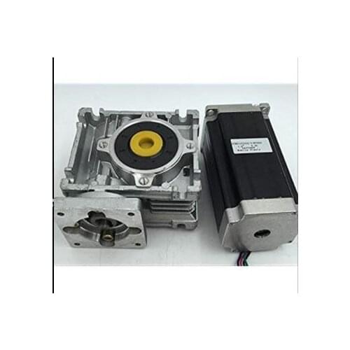 NMRV030 Worm Gearbox Geared 3NM Stepper Motor Ratio 15:1 NEMA23 L 112mm 4.2A