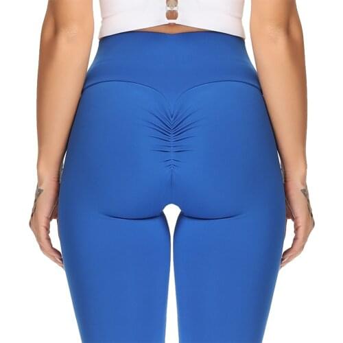 Women Scrunch Butt Yoga Pant Naked-Feel Fabric Sport Gym Leggings Femme High Waist Fitness Workout Pants Elastic Push Up Tights