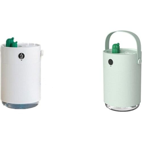 Cactus Dual-Nozzle Large Mist Humidifier Large-Capacity Household Car Ultrasonic Aromatherapy Atomizer