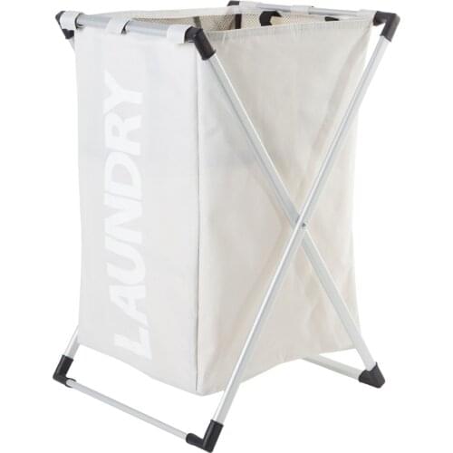 Frame foldable laundry basket oxford waterproof Bathroom dirty clothes basket collapsible high capacity Laundry hamper