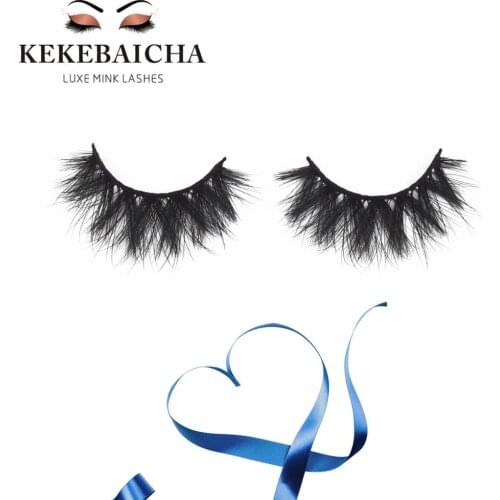 KEKEBAICHA Mink Eyelashes 3D Mink Lashes Thick Long HandMade Full Strip Lashes Cruelty-free Luxury Makeup Dramatic Lashes Makeup