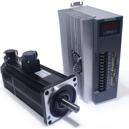 7.5KW CNC AC Servo Motor Driver Kit 180ST-M48015 48N.M 1500rpm 380VAC + AASD-70A 380V Driver With 3M Encoder + motor Cable