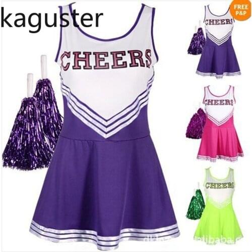 Cheerleaders Cosplay Costumes Sexy Lingerie Set Good Quality Dress Underwear Erotic Babydoll Porno