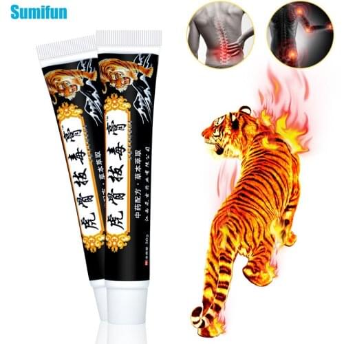 SMF 30g Pain Relief Cream Tiger Balm Ointment Rheumatoid Arthritis Joint Analgesic Medical Plaster For Blood Circulation 1Pcs