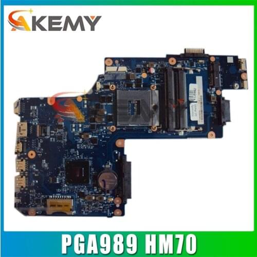 AKEMY laptop motherboard for Toshiba Satellite C50 C50D H000061920 PGA989 HM70 DDR3 Mainboard