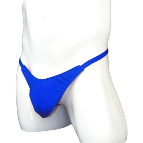 Mens Panties Seamless G-string Sexy Underwear Micro Thongs Solid Sexy Lingerie Porno Briefs Temptation Jockstrap Underpants Gay