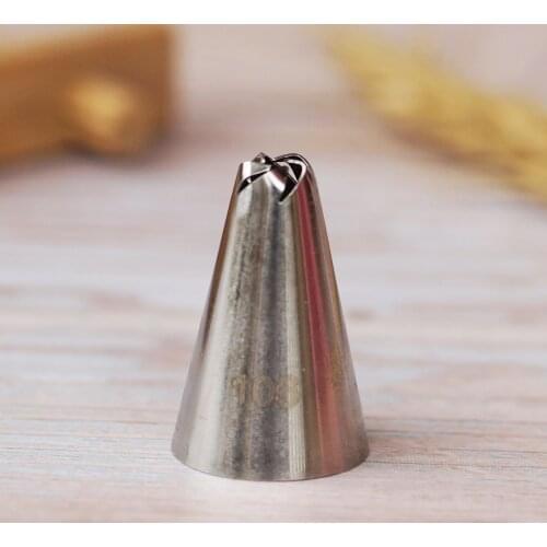 #106 Icing Tips Piping Nozzle Cake Cream Decoration Tip Staniless Steel Tools Bakeware Small Size Nozzles