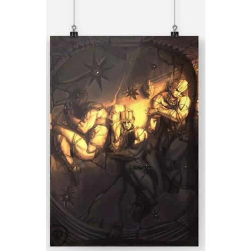 Wall Art Canvas Prints Jojo S Bizarre Painting Home Decoration Japan Animation Figure Pictures Modular Frame For Office Poster