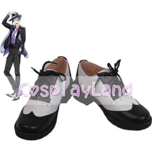 Twisted Wonderland Villains Academy Adventure Game Coral Sea Second Dormitory Octavinelle Floyd Cosplay Shoes Boots Men Shoes
