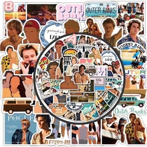 10/30/50PCS Tv Show Funny Outerbanks Pogue Life Stickers Pack For Motorcycle Scooter Bike Laptop DIY Laptop Luggage Fridge Toys