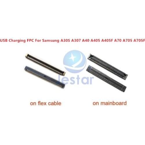 5pcs Original New For Samsung A30S A307 A40 A405 A405F A70 A705 A705F USB Charger Charging Dock Plug FPC Connector