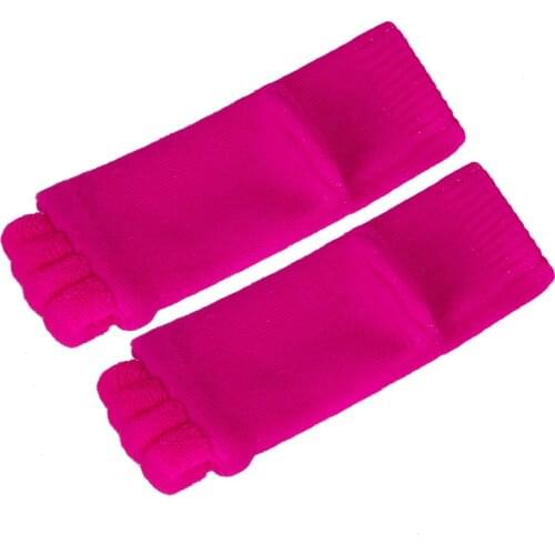 Women Anti Slip Five Finger Toes Yoga Socks Ladies Cotton Sport Pilates Ballet Dance Fitness Massage Split Toes Socks