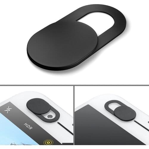 1 PCS Universal WebCam Cover Shutter Magnet Slider Plastic Camera Cover for iPhone PC Laptops Mobile Phone Lens Privacy Sticker