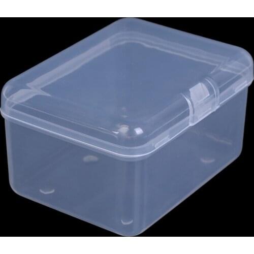 1pc Packaging Box Chip Box Storage Transparent Plastic PP Material Box 8.2*6.2*4.7cm