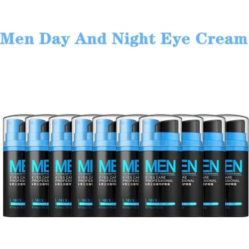 Men Day And Night Eye Cream Dark Circles Eye Bags Remove Lines Cream Anti Anti Care Fine Eyes 20ml Eye Puffiness 10PCS