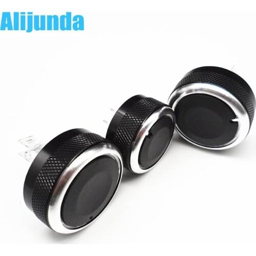 3 pcs / tool Car styling Air conditioner temperature control button AC Knob for switch Car accessories for Nissan Tiida / NV200