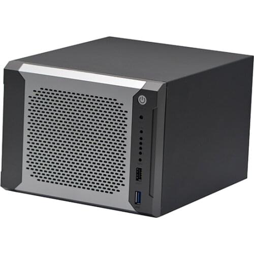 4bays NAS case J1900 IPFS Miner Mini network 4 bays Nas Barebone Hardware Server Computer