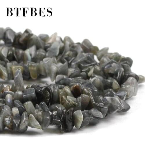 BTFBES Spectrolite Irregular Gravel Natural Stone loose beads For Jewelry making DIY Ear Studs Accessories bracelet Wholesale