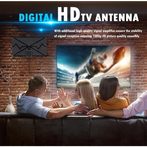 NEW Digital Antenna TV indoor Amplifier Signal Booster HDTV Gain antenna Signal High 50dBi UHD For 4K Aerial receiver TV P4Q8